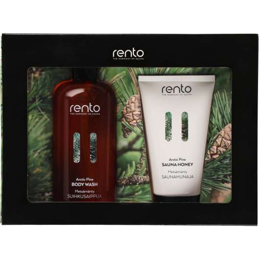Rento Gift Set Body Wash & Sauna Honey Arctic Pine