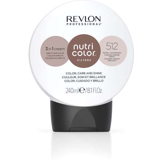 Revlon Nutri Color Filters 3-in-1 Cream 512 Pearly Ash Brown
