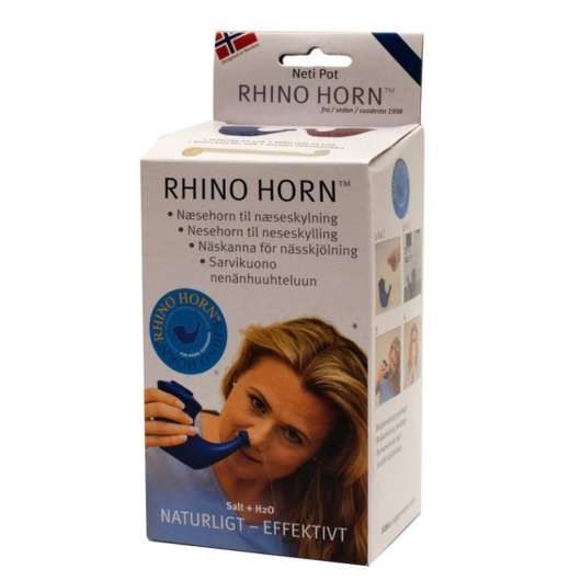 Rhino Horn Nässköljningskanna Blå 1 st