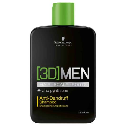 Schwarzkopf 3D Men Anti-Dandruff Shampoo 250ml