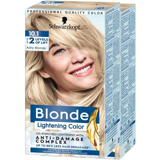 Schwarzkopf Blonde 10.1 Ashy Blonde-2 pack