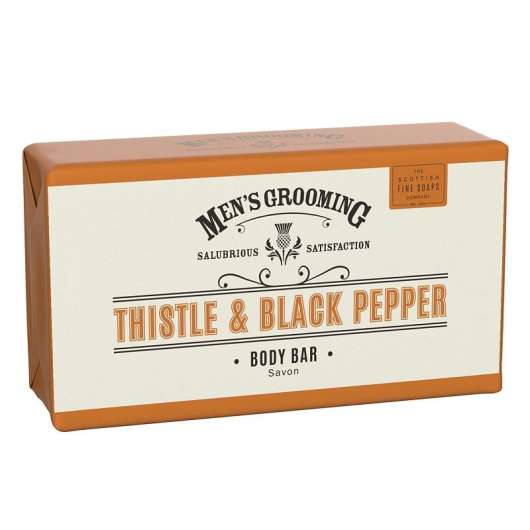Scottish Fine Soaps Thistle & Black Pepper Body Bar Kroppstvål 220g