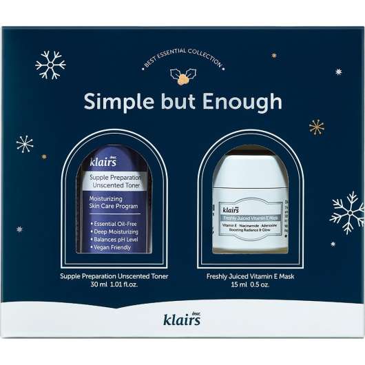Simple but Enough - Skincare Kit, 45 ml Klairs Paket & Resekit