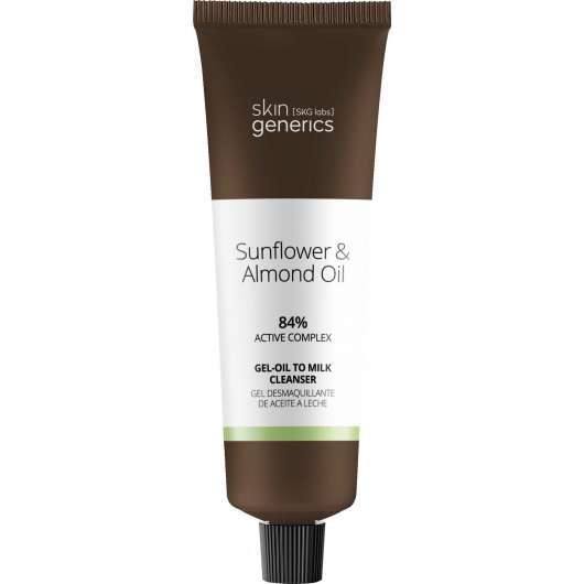 Skin Generics Gel-Oil to Milk Cleanser Sunflower + Almond Oil 84% Acti