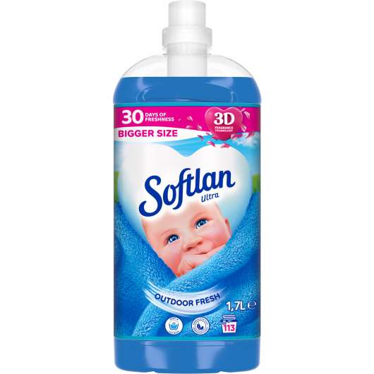 Softlan Fabric Softener Outdoor Fresh 1700 ml