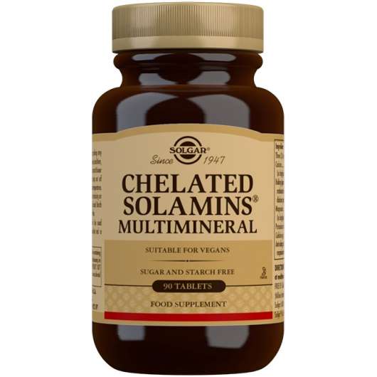 Solgar Chelated Solamins Multimineral Tablets 90 st