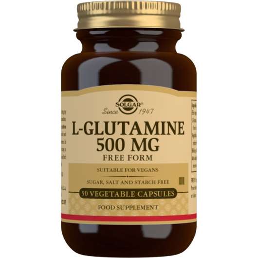 Solgar L-Glutamine 500 mg Vegetable Capsules 50 st