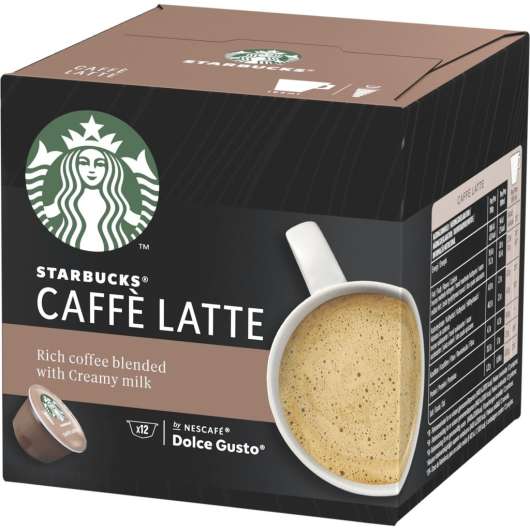 STARBUCKS Starbucks by NESCAFÉ Dolce Gusto Caffe Latte kaffekapslar 12 st