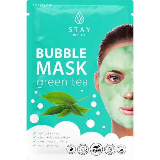 Stay Well Deep Cleansing Bubble Mask Green Tea 1 pcs 20 g