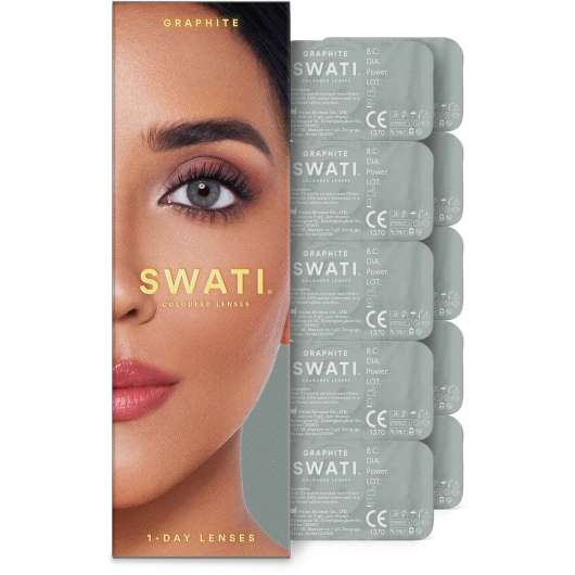SWATI Cosmetics 1-Day Lenses 5 pairs Graphite