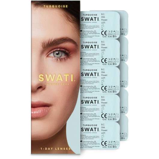 SWATI Cosmetics 1-Day Lenses 5 pairs Turqoise