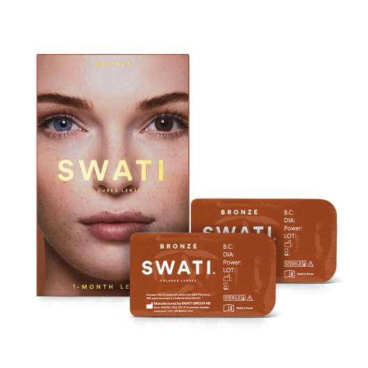 SWATI Cosmetics Coloured Lenses BRONZE 1 MONTH