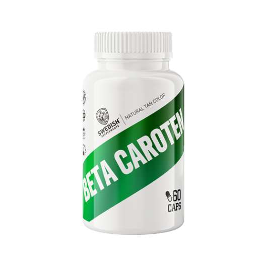 Swedish Supplements Beta Caroten 60 kapslar