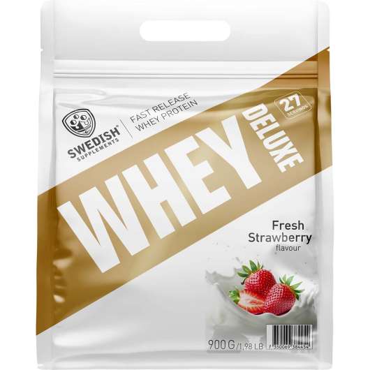 Swedish Supplements Whey Protein Deluxe Fresh Strawberry 900 g