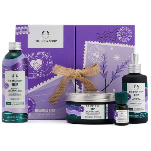 The Body Shop Lavender & Vetiver Wellness Unwind & Rest Routine Gift