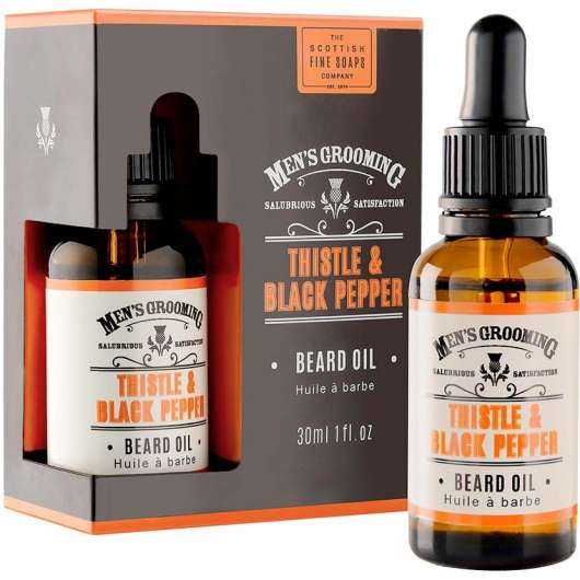 The Scottish Fine Soaps Thistle & Black Pepper Beard Oil  30 ml