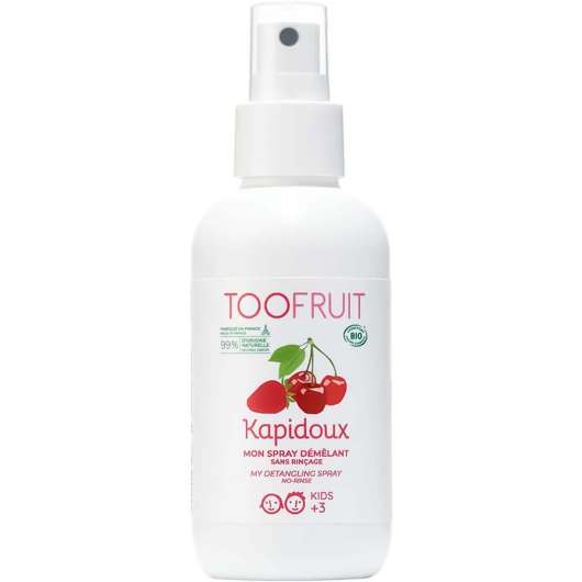 Toofruit kapidoux lightweight detangling spray 125 ml