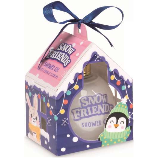 Treffina Snow Friends Shower Gel Gift Set (Blue or pink)