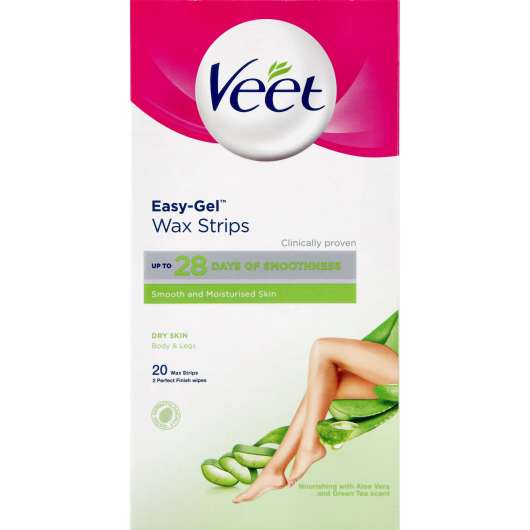 Veet EasyGrip Ready-to-use Wax Strips Dry Skin