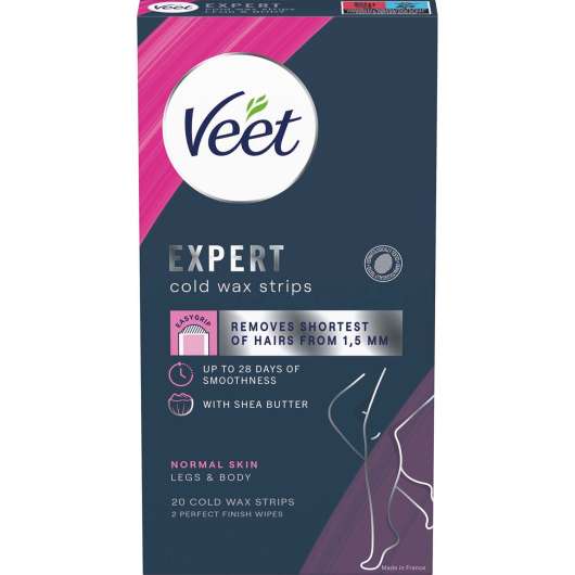 Veet Expert Cold Wax Strips Normal 20 st