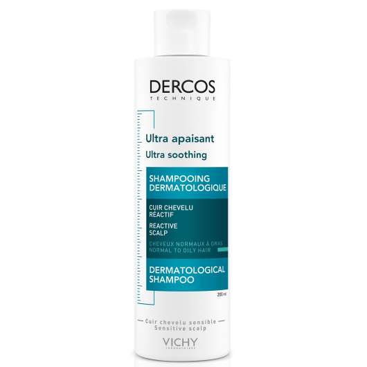 VICHY Dercos Technique Ultra-soothing schampo fett hår 200 ml