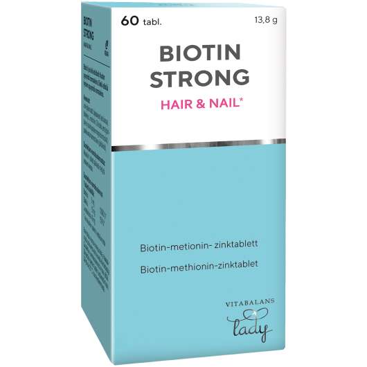 Vitabalans Hair & Nail Biotin Strong 60 st