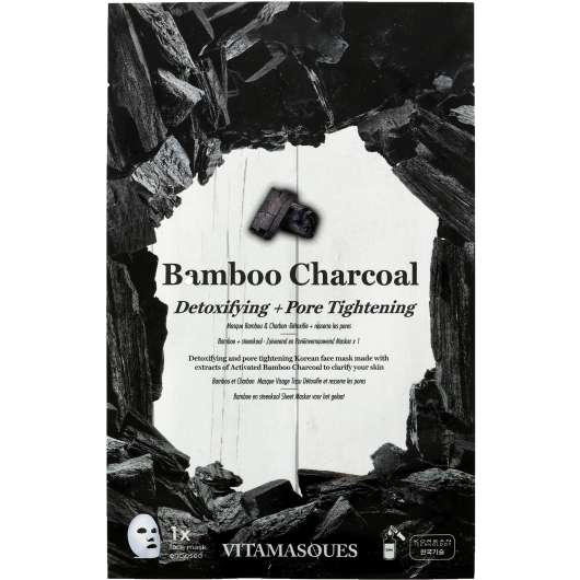 VITAMASQUES Bamboo Charcoal Sheet Mask 23 ml