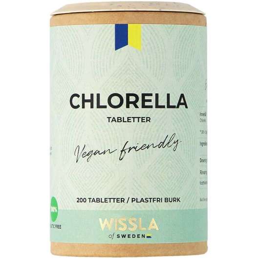 Wissla of Sweden Chlorella Tabletter 200 st