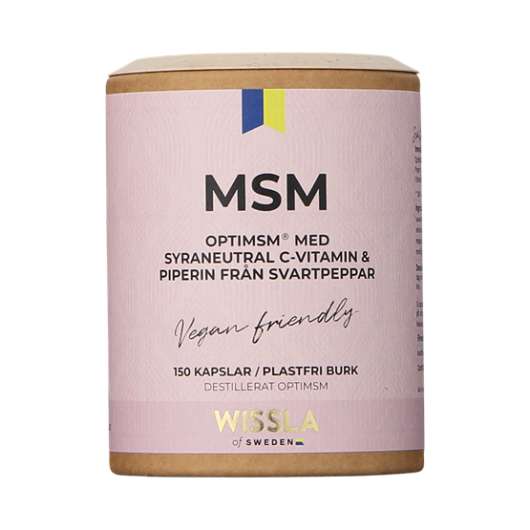 Wissla of Sweden Wissla Opti MSM med C-vitamin & svartpeppar 150 kapslar