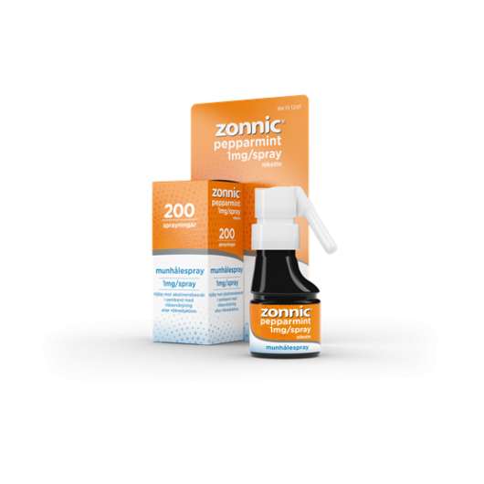 Zonnic Pepparmint, munhålespray 1 mg/spray 200 doser