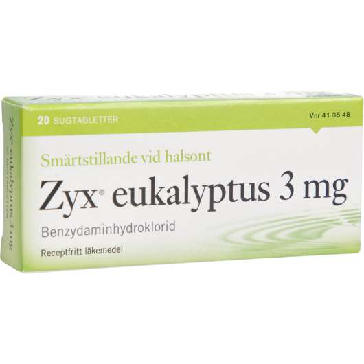 Zyx Eucalyptus Sugtablett 3mg 20 st